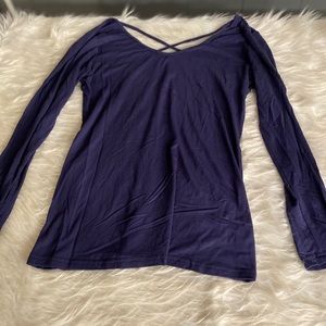 Long sleeve navy shirt